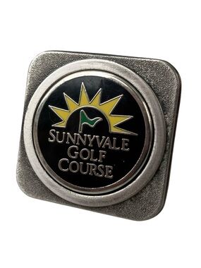 Golf Pro Magnetic Golf Ball Marker Sunnyvale Golf Course Clip On Silicon Valley